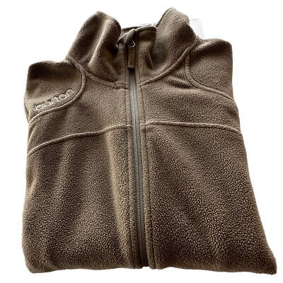 Burton Dryride Jacket Full Zip Fleece Jacket Womens Medium Long Sleeve Brown - Image 1 of 4