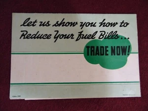 1937 Vintage Caterpillar Reduce Fuel Bills Trade In Sales Brochure Poster 3782 - Picture 1 of 12