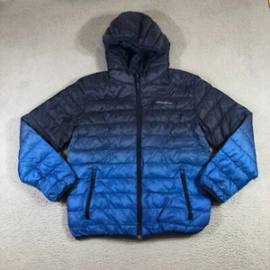 eddie bauer down puffer Jackets youth L 14/16 blue active winter - Picture 1 of 14