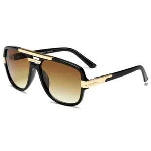 Nuevas Gafas de Sol Moda Hombres Cuadradas Diseño de Marca de Lujo Gafas de Sol De Colección UV400 - Imagen 1 de 21