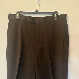 Men’s Axist Brown SZ 33/30 Dress Pant - Picture 1 of 12