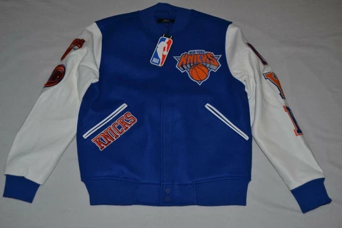 PRO STANDARD NEW YORK KNICKS BLENDED LOGO VARSITY JACKET ALL SIZES  NEW Cover