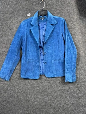 Женская замшевая кожаная куртка-блейзер Chadwicks of Boston 8 с классическими карманами на подкладке - Изображение 1 из 4