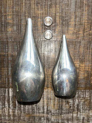 Juego de saleros y pimenteros Allan Adler de plata de ley "Starlit" Foto 1 de 4