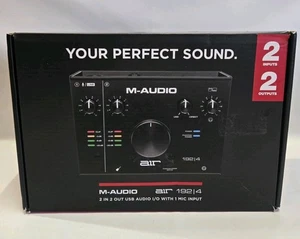 M-Audio AIR 192|4 USB Audio Interface 2 in 2 Out USB audio I/O With 1 MIC Input. - Picture 1 of 10