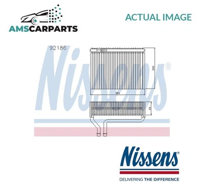 EVAPORATOR AIR CONDITIONING 92186 NISSENS NEW OE REPLACEMENT - Image 1 of 4