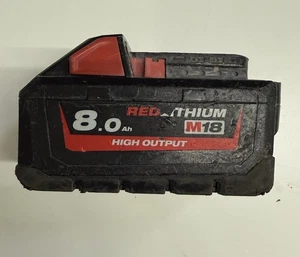 Milwaukee Original Red Lithium Ion M18 HB8 8,0 AH 18V Akku - Bild 1 von 4