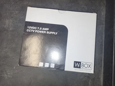 Fuente de alimentación CCTV WBOX 0E-1275AD9 12VDC7.5 AMP Foto 1 de 3