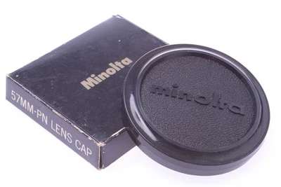 ✅ TAPA LENTE ORIGINAL MINOLTA *COMO NUEVA* 57MM DIÁMETRO 74-3 Foto 1 de 2