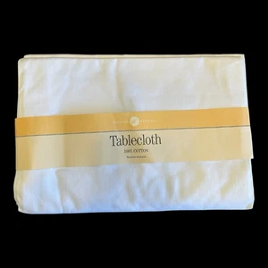 Williams Sonoma Mantel 54”x54” Blanco 100% Algodón Mesa de Comedor Ropa de Cocina - Imagen 1 de 3