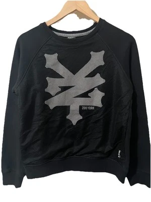 Sudadera Zoo York Talla S Negra Cuello Redondo Logo Grande Foto 1 de 4