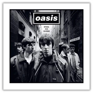 2026 Oasis Square Calendar – Official Product – Noel & Liam Gallagher - Picture 1 of 7