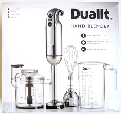 Dualit Hand Blender, Immersion Blender with Chopping Bowl, Whisk & Jug, SKU 8880 - Image 1 of 4