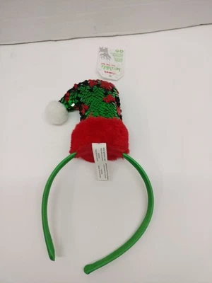 CLAIRE'S NIÑA REVERSIBLE LENTEJUELAS ELFO SOMBRERO DIADEMA Foto 1 de 4