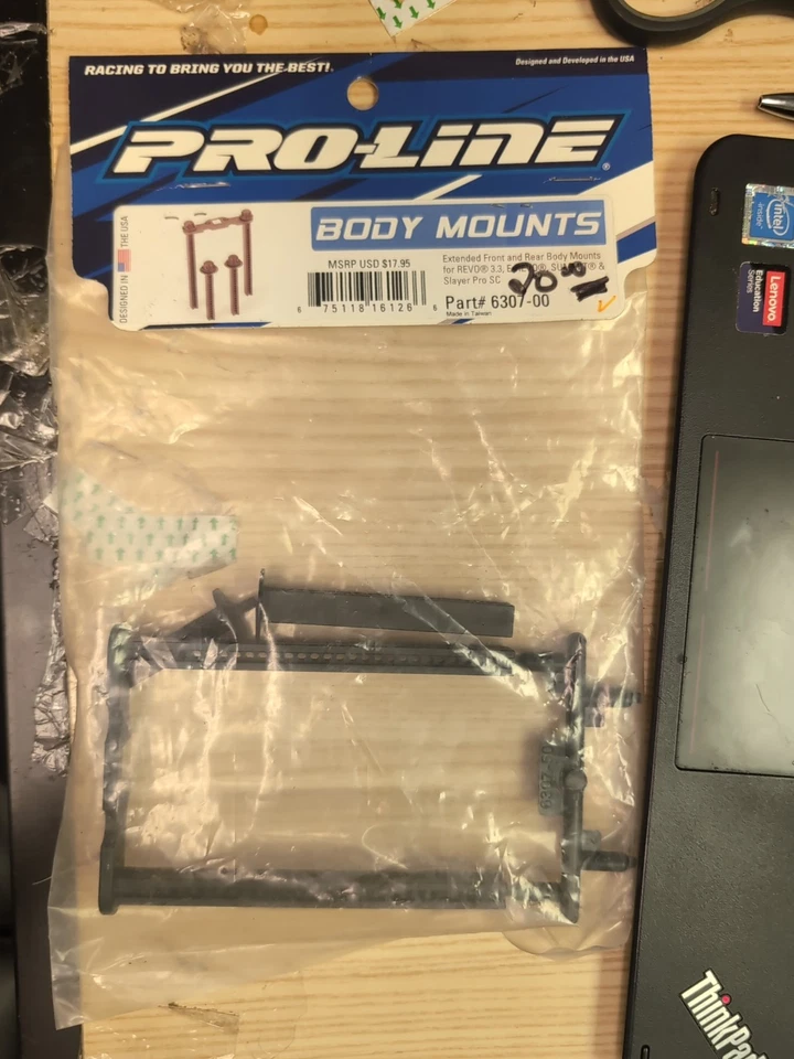 Pro Line 6307-00 TRAXXAS Revo/Summit Extended Front & Rear Body Mounts HH - Image 1 of 1