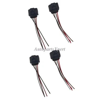 For Audi A3 2005-2014 A4 2001-2015 1J0998724 4x OEM Electrical Connector Housing - Изображение 1 из 4