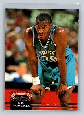 #291 Tom Hammonds - Charlotte Hornets - 1992-93 Stadium Club Basketball - Image 1 of 2