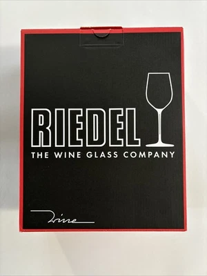 JUEGO DE 2 COPAS DE VINO DE CRISTAL RIEDEL CABERNET/MERLOT HECHAS EN ALEMANIA - NUEVAS EN CAJA Foto 1 de 3