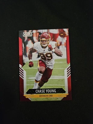 2021 Score - Chase Young #83 Red /460 - Image 1 of 2