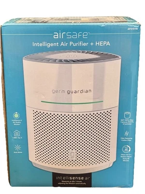 NUEVO EN CAJA GERM GUARDIAN AP3151 PURIFICADOR DE AIRE AIRSAFE FILTRO Y SENSOR HEPA13 360 grados Foto 1 de 4
