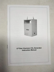 CO2 Generator Neu LP Gas CG Typ Flüssiggas 4 Brenner - Bild 1 von 8