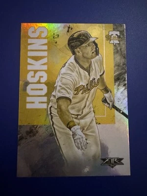 2019 Topps Fire Gold Minted Rhys Hoskins #179 - Image 1 of 2