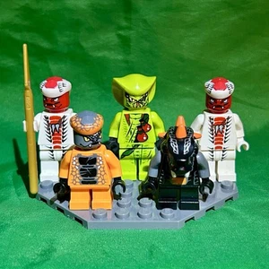 Lego Ninjago Villain Minifigure Lot Of 5 Snappa, Bytar, Lasha, And Snike - Picture 1 of 1