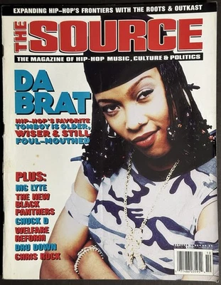 The Source Magazine Da Brat OutKast MC Lyte The Roots Chuck D Dru Down 1996 - Image 1 of 3