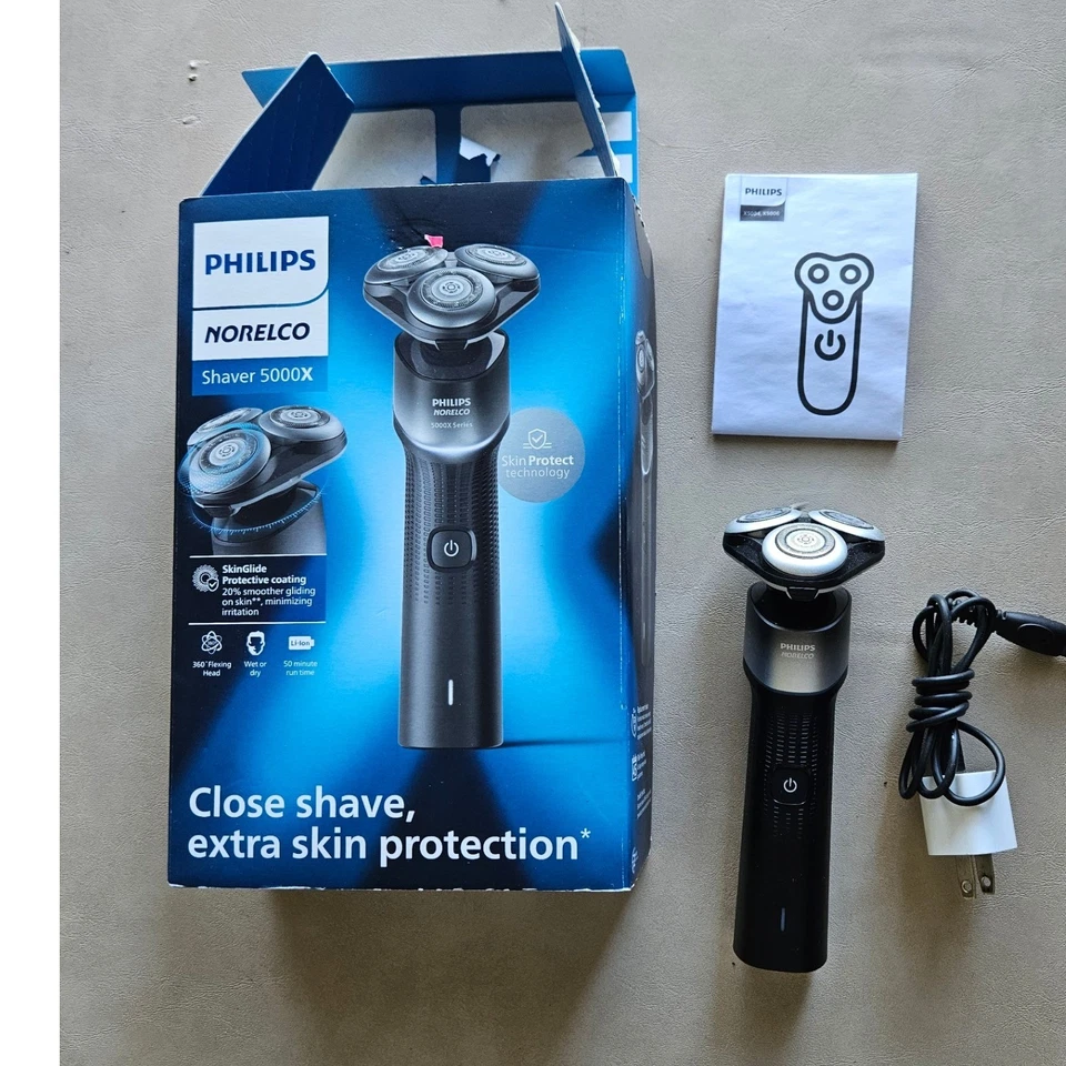 Philips Norelco бритва 5000 X серии электрическая бритва 5000 X модель X5004 черный - Изображение 1 из 3