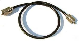 Cable coaxial RG58 PL259 cable de conexión 2 m - Imagen 1 de 1