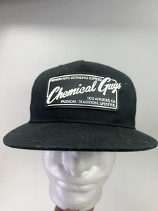 Chemical Guys Mütze Kappe Druckknopflasche Herren schwarz Los Angeles automatisch verstellbar Logo - Bild 1 von 4