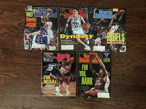 Vintage Sports Illustrated Magazines College Basketball 90's (Lot 5) Duke UNLV - Picture 1 of 2