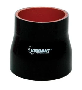 Vibrant 4 Ply for Aramid Reducer Coupling 2.5in I.D. x 4in I.D. - Gloss Black - - Bild 1 von 1