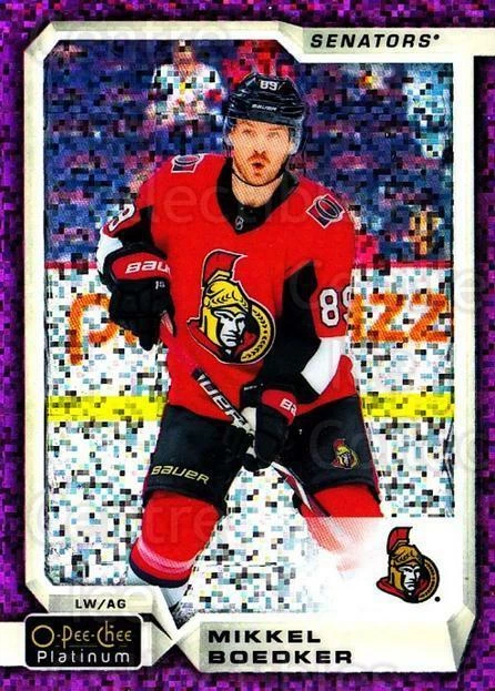 2018-19 O-Pee-Chee Platinum Violet Pixels #97 Mikkel Boedker - Image 1 of 1