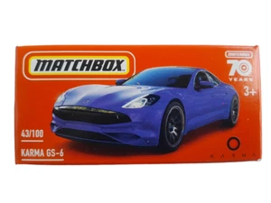 Matchbox Karma GS-6 Blue Power Grabs 1:64 Scale US IMPORT DUTIES PAID - Picture 1 of 2