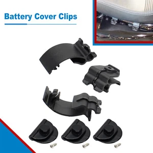 Linke Seite Akku Abdeckung Clips Für Harley Sportster XL883 XL1200 48 72 Schwarz - Bild 1 von 20