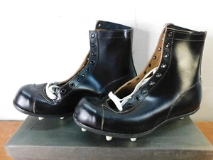 Vintage Magnus 2133 Fußballschuhe Stollen schwarz Größe 5,5 neu im Karton #2 - Bild 1 von 7
