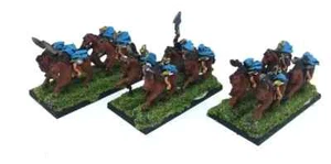 Dark Elves Dark Riders - 10mm - Warmaster - PAINTED - Foto 1 di 1