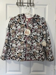 Girls Emma & Elsa Zipper Sweater Reversible Jacket Soft and Cozy XL - Picture 1 of 6