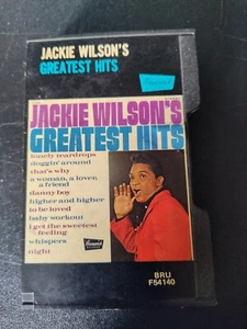 Jackie Wilson - Greatest Hits (1969/73) Cassette (Snap Case) BRU F54140 (Rare) - Picture 1 of 5
