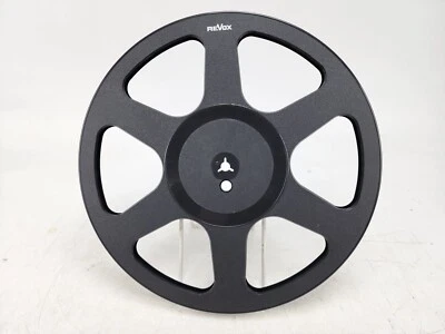 Carrete a carrete de plástico gris vintage ReVox de 10,5" para recoger 1/4" usado Foto 1 de 4