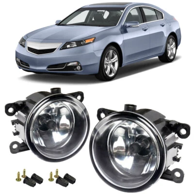 For Acura TL 2012-2014 TSX RDX Clear Pair Bumper Fog Light Lamp OE Replacement - Imagem 1 de 4