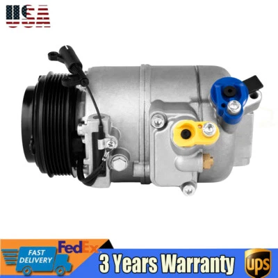 A/C Compressor +AC Clutch For 2004-2011 BMW X3 2.5L 3.0L 2001-2006 BMW M3 3.2L - Image 1 of 4