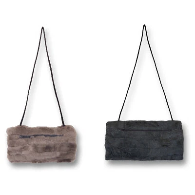 Sonia Originelli Muff Schaffell Handwärmer Portemonnaie kuschelig warm Neu