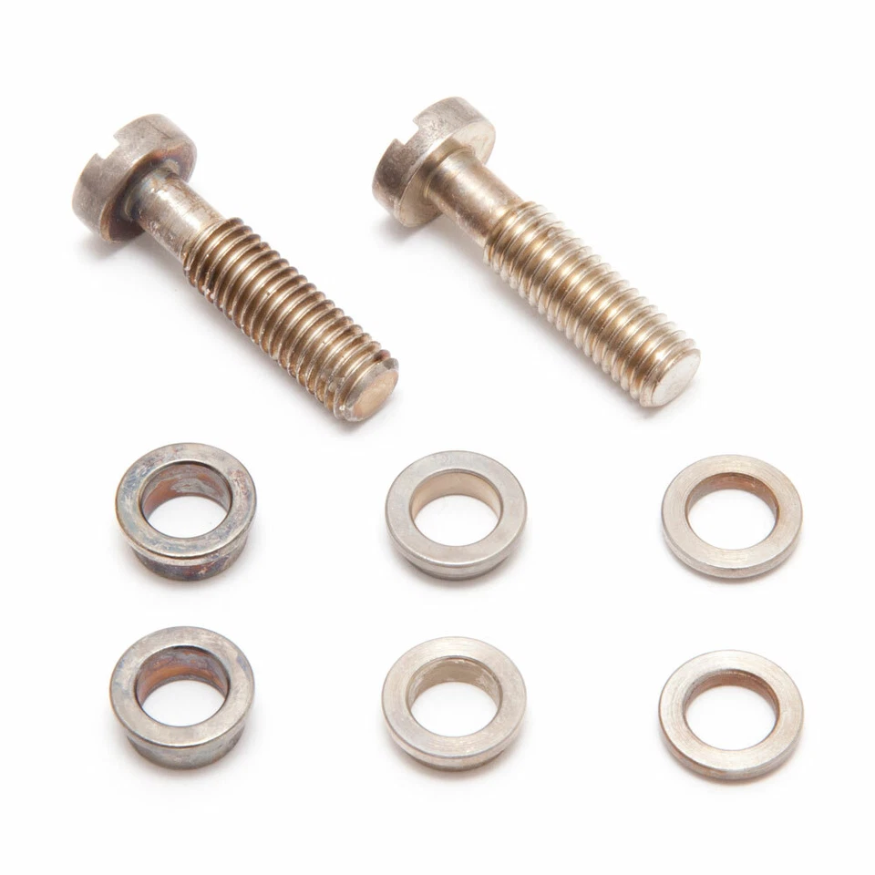 Faber Tone Lock Tailpiece Kit (Aged/Relic Nickel, Metric (mm))