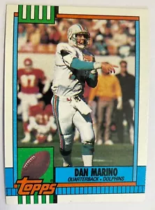 1990 NFL TOPPS DAN MARINO FOOTBALL CARD #323 Miami Dolphins - Picture 1 of 2