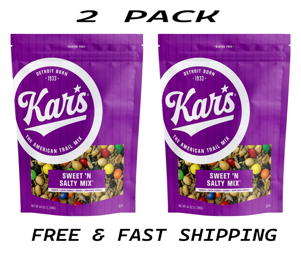 Kar's Sweet & Salty Trail Mix, 44 oz (sem glúten) (2 PACOTES) - Imagem 1 de 1