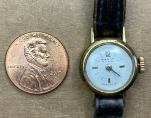 Vintage Steelco Swiss Manual 17 Jewels 17J Womens Micro Watch RUNNING E120 - Picture 1 of 12