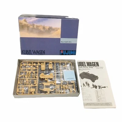 复古 90 年代 Kubelwagen 军队 JEEP Fujimi 1: 76 模型套件 未使用 — 第 1/4 张图片