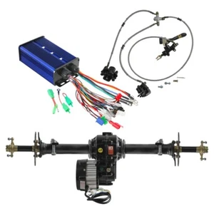 Hinterachse +72V 1500W Elektro Differential Motor KIT ATV Quad Dreirad Drift - Bild 1 von 40